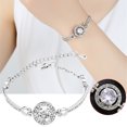 thumbnail image 2 of SUSHANG Zircon Adjustable Bracelet Stainless Chain Link Size Zirconia Bracelet Bracelets, 2 of 8