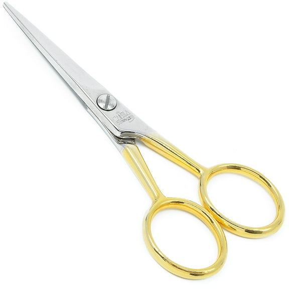 4.5" Gold Plated Professional Barber Shears