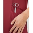 thumbnail image 5 of Hanes Comfort Fit Scrubs Women's Scrub Top Afternoon Burgundy S, 5 of 10