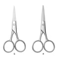 thumbnail image 4 of Jumpingount Tijeras para bigote Mango de diseño ergonómico resistente al desgaste Cortapelos de belleza Type6 NO6, 4 of 6