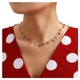 thumbnail image 3 of Valentine Jewelry Chromatic Chokers Necklace Accessories Party Necklace Best Friend Gift Necklace Birthday Valentines Day Jewelry Gifts Teen Girlfriend Wife Mom Preteen Tween Her Ideas, 3 of 9