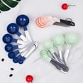 thumbnail image 2 of 12pcs Stainless Steel Measuring Spoon Set Easy Storage Quick Cleanup Measuring Spoons For Cooking And Baking, 2 of 5