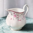 thumbnail image 4 of Vintage Porcelain Tea Set for Women Tea Party, Cup and Saucer Set for 6, Wedding Floral Teapot Set for Adults, Pink Rose, 4 of 7