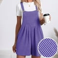 thumbnail image 2 of Women's Summer Ribbed Jumpsuit Casual One-piece with Pockets, 2 of 4