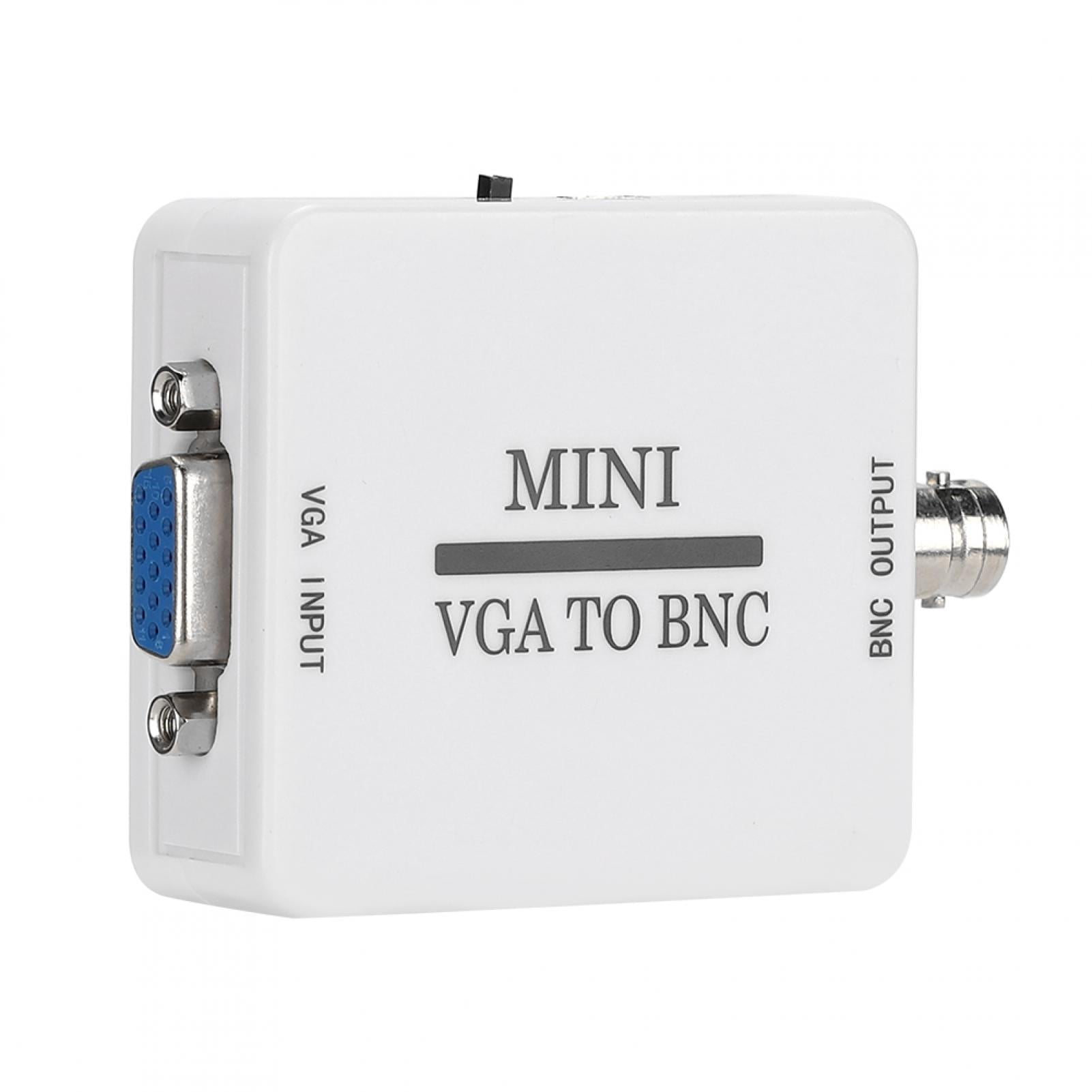 Tebru Mini Vga To Bnc 19 X 1080 Usb Video Converter For Hdtv Monitors Tvs Computers Converter Walmart Com Walmart Com