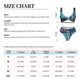thumbnail image 6 of Daiia Fantasy Mushrooms Women's Bikini Set Two Piece Swimsuit High Waisted Bikini Adjustable Straps Bikini Perfect for Beach, Pool, and Summer Vacation-Medium, 6 of 9