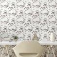 thumbnail image 3 of Ambesonne Floral Peel & Stick Wallpaper for Home, Aquarelle Spring Flowers Art, 13"x36", Eggshell Warm Taupe, 3 of 6