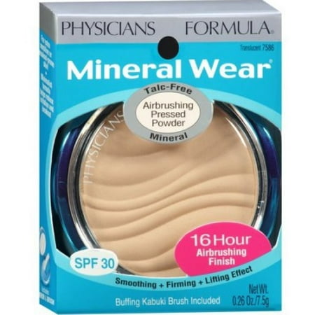 Physician's Formula Mineral Wear Airbrushing Pressed Powder SPF 30, Translucent 0.26 oz (Pack of (Best Pressed Powder With Spf)
