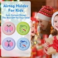 thumbnail image 5 of YUNOVA 2 Pack Hidden AirTag Holder with Safety Pin, Cute Cartoon Silicone AirTag Case Compatible with Apple AirTag 1st/2nd Gen for Kids Elderly Pets, 5 of 6