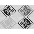 thumbnail image 1 of Ahgly Company Machine Washable Indoor Rectangle Transitional Platinum Gray Area Rugs, 4' x 6', 1 of 7