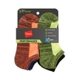 thumbnail image 3 of Hanes Boys' Performance No Show Socks, X-Temp, 6-Pairs Orange/Yellow M, 3 of 4