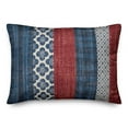 thumbnail image 2 of Creative Products American Patterned Stripes 14x20 Spun Poly Pillow, 2 of 3