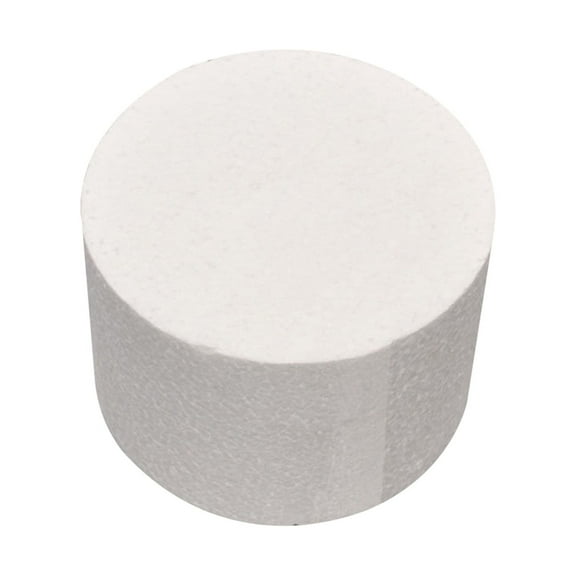 Cake Foam Dummies for Wedding Supplies, Baby Shower, Birthday, 4-14 Inch White Foam Rounds