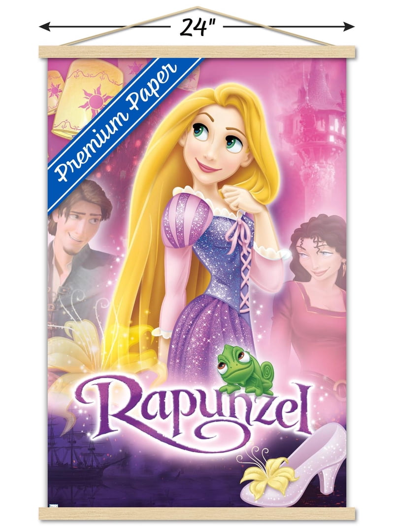 Disney Rapunzel - Cover Wall Poster with Magnetic Frame, 22.375