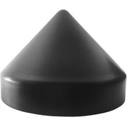 Marine Dock Piling Cone, Piling Cap, 100% Polyethylene Material, Lasts up to 10+ Years, Made in USA (Black, 8")