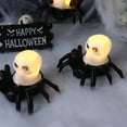 thumbnail image 3 of Halloween Lights Outdoor Halloween Spider Tea Lantern Halloween Candlestick Halloween Led Candle Spider Lantern Halloween Spider Web Lantern Halloween Electronic Candle, 3 of 4