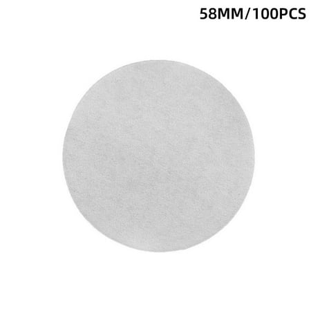

51mm 53mm 58mm 100Pcs Coffee Powder Bowl Filters Paper for Espresso Coffee Maker