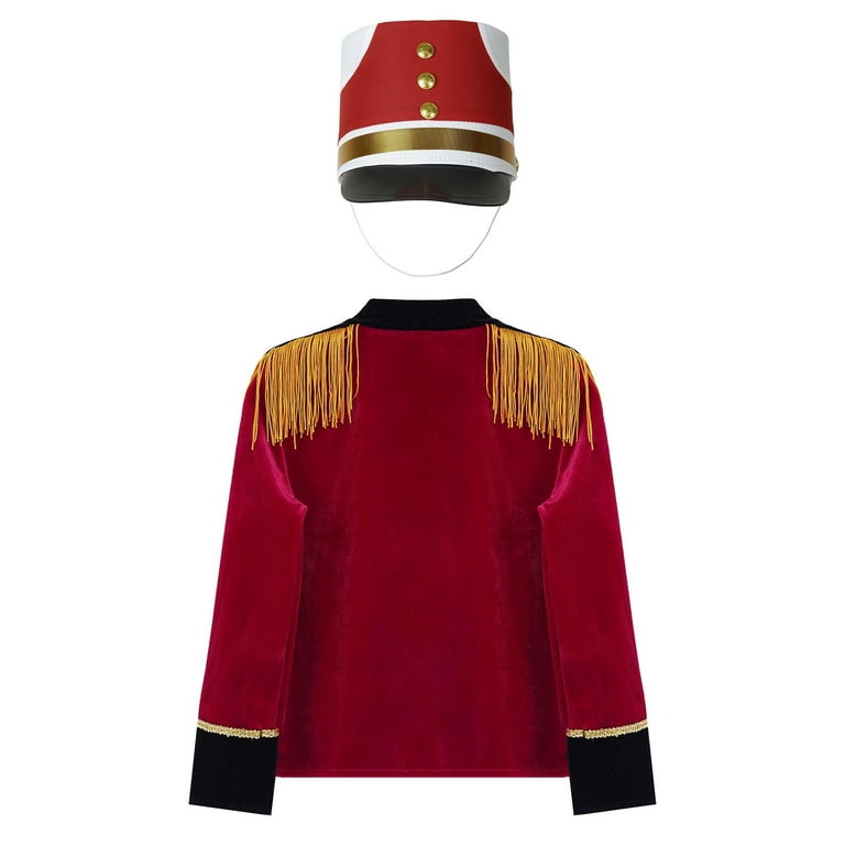 Busby Guard Costume Kids Red Jacket Busby Guard Costume Kids Red Jacket