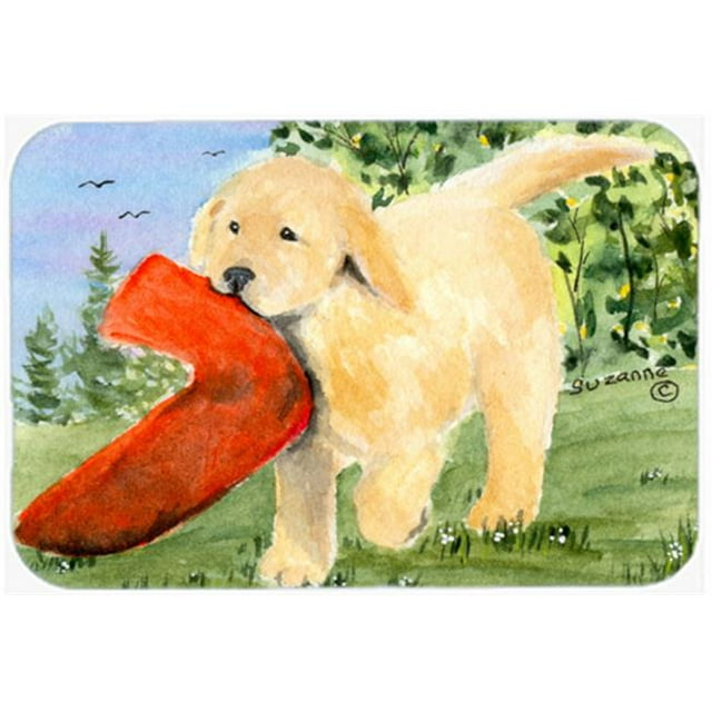 Carolines Treasures SS8762LCB Golden Retriever Glass Cutting Board, Large
