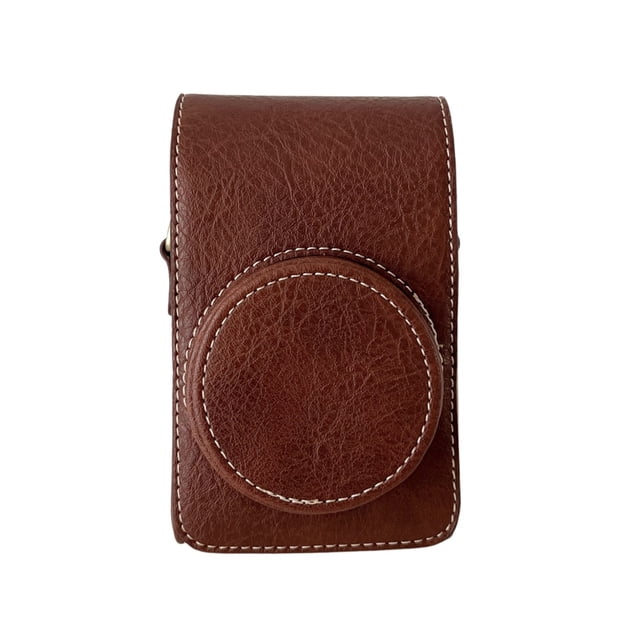 Étui de Protection pour Appareil Photo Numérique en Cuir PU Sac de Rangement pour Appareil Photo avec