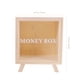 thumbnail image 3 of Alcancía de madera Caja para ahorrar dinero Alcancía Tarro para dinero Caja para propinas, 3 of 7
