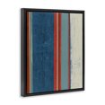 thumbnail image 3 of Stupell Industries Mid-Century Farmhouse Rustic Stripes Black Floating Frame Canvas Art, 17 x 21, by Pippin Schupbach, 3 of 8