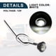 thumbnail image 5 of Luces LED para remolque de camión Unique Bargains 12V, redondas de plástico, impermeables | Luces de marcador blancas, 4 piezas, 5 of 7