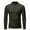 Army Green, variant on Utoimkio Men's Slim Fit Thermal Mock Turtleneck T-Shirts Long Sleeve Lightweight Pullover Sweater Basic Designed Undershirt Pullover Shirts