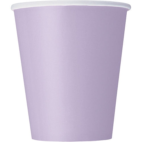 Paper Cups, 9 oz, Lavender, 14ct - Walmart.com