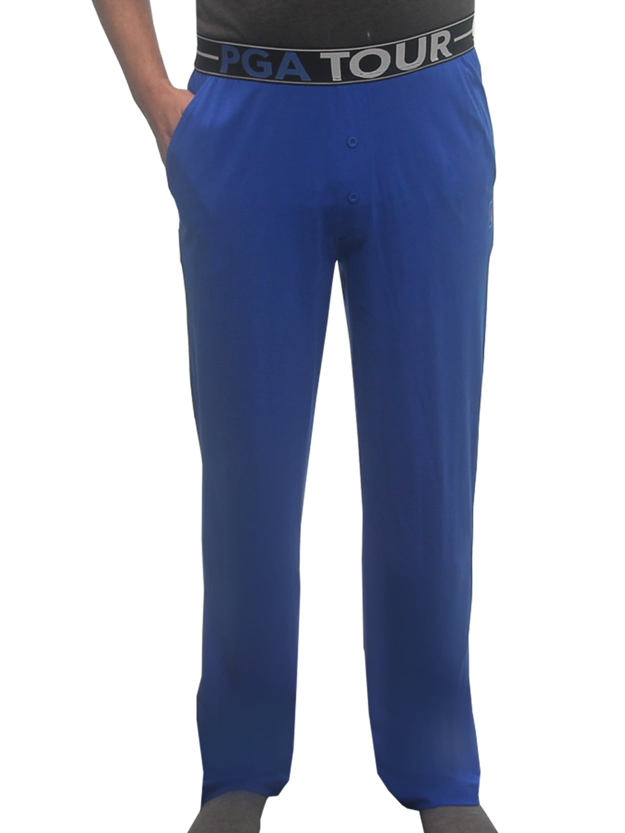PGA Tour Golf Men's Cotton Jersey Knit Pajama Pants, X-Large Blue - -  Walmart.com