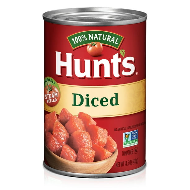 Hunt's Diced Tomatoes, 100 Natural Tomatoes, 14.5 Oz