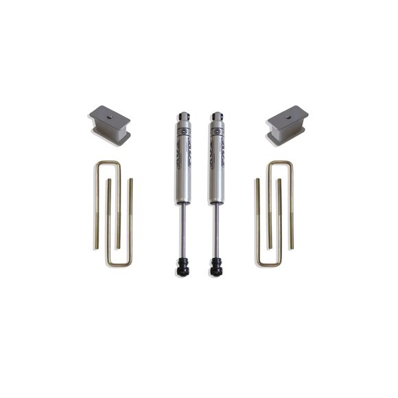 Kit de Elevación para Vehículo MaxTrac Bloques de 3" U-Bolts Traseros Fox
