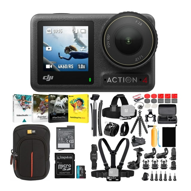 Paquete combinado estándar de cámara de acción DJI Osmo Action 4