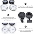 thumbnail image 4 of Miangastore Touch Sensitive Lamp Base Double Layer Round Lamp Holder for Home Bar Decor, 4 of 9