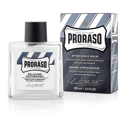 Proraso After Shave Balm Protective, 3.4 Fluid Ounce + Schick Slim Twin ST for Sensitive (Best After Shave Balm For Sensitive Skin)