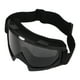 thumbnail image 3 of Gafas de esquí al aire libre deportes ciclismo motocicleta gafas a prueba de viento bicicleta todoterreno gafas a prueba de polvo marco negro mate lente gris YUNYI BRAND  Deportes, 3 of 8
