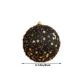 thumbnail image 3 of EGYMEN Shatterproof Black Christmas Tree Drop Ornaments Hanging Decorations for Holiday and Party Decor, 3 of 7