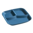thumbnail image 5 of Ludlz Rectangle Dinner Plate 3 Compartments Food Grade PP Dishwasher Safe Adults Kids Breakfast Snack Vegetable Meal Food Serving Dish Kitchen Supplies, 5 of 8
