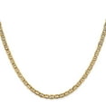 thumbnail image 2 of 14K Yellow Gold Anchor Chain Styles Necklace 20 inch 3.2 mm Semi-Solid with Lobster Clasp, 2 of 4