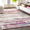 thumbnail image 5 of JONATHAN Y CONTEMPORARY POP 5 x 8 Area Rug, Modern Abstract Brushstroke - Cream/Pink, CTP102A-5, 5 of 9