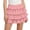 Pink, variant on Girls Ruffle Tiered Mini Skirt Kids High Waist Flowy Boho Mini Skorts Summer Layered Ruffle Skirts 3-13 Years