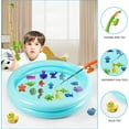 thumbnail image 4 of Rirool Magnetic Fishing Game Toy for Kids - 40PCS Ocean Animals, 2 Rods & Nets - Bath, Pool, Floor Play, STEM Learning Toy for Toddlers Preschool, 4 of 9