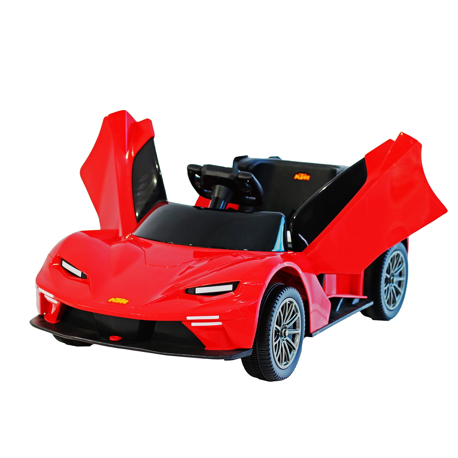 CIPACHO Licensed Ktm x Bow Gtx Electric Car for Kids, 12v Powered Ride Ons Kids Car with 2.4G Parents Remote Control, MP3, Bluetooth, Red