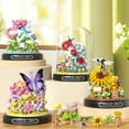 thumbnail image 4 of HI-REEKE Insects Flowers Mini Building Block Set Dragonfly Lotu Bonsai Toy for Adult Multi Color, 4 of 7