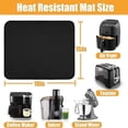 thumbnail image 2 of Heat Resistant Mat for Air Fryer,Deep Fryer,Oven,15x18in Hot Pads for Kitchen Counter Heat Protector,Under Coffee Maker Mats for Quartz Countertop Protector,Deep Fryer Coffee Machine Accessories, 2 of 8