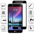 thumbnail image 2 of [2-Pack] LG K10 (2017) BISEN Tempered Glass Screen Protector [Full Coverage, Edge-To-Edge Protect], Anti-Scratch, Anti-Shock, Shatterproof, Bubble Free, 2 of 3
