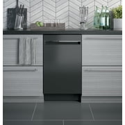 GE Appliances PDT145SGLBB 18 Inch Built In Fully Integrated Dishwasher Black