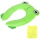 thumbnail image 1 of Orinal plegable portátil para bebé, asiento de entrenamiento para inodoro, almohadilla antideslizante para viajes (verde), 1 of 14