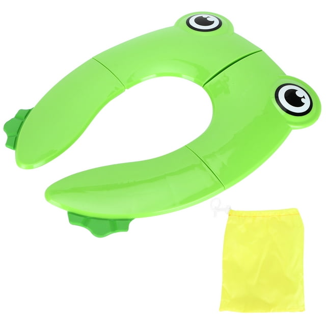 Baby Toilet Pad, Plastic Material Kid Toilet Cover Pad For Travel For Child Green,Pink