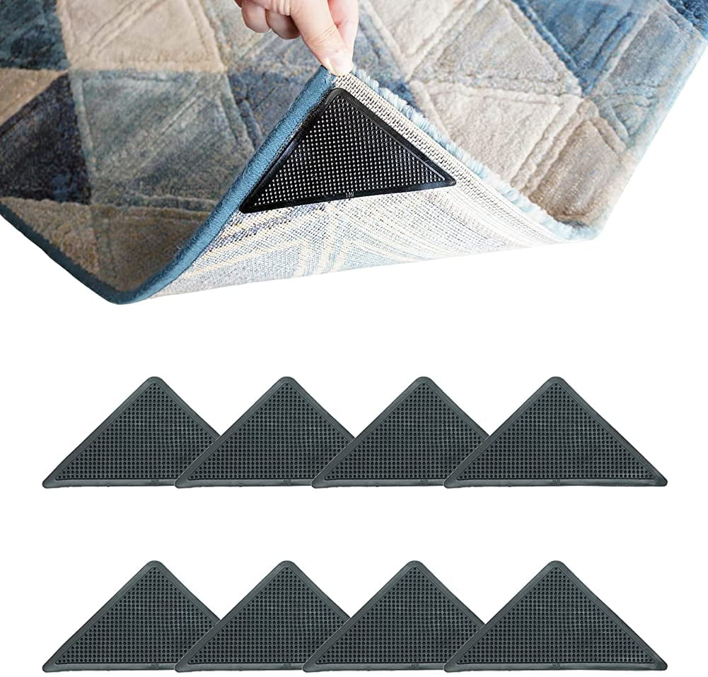 Crday Rug Gripper, 16 Pcs Runner Rug Non Slip Mats, Double Sided